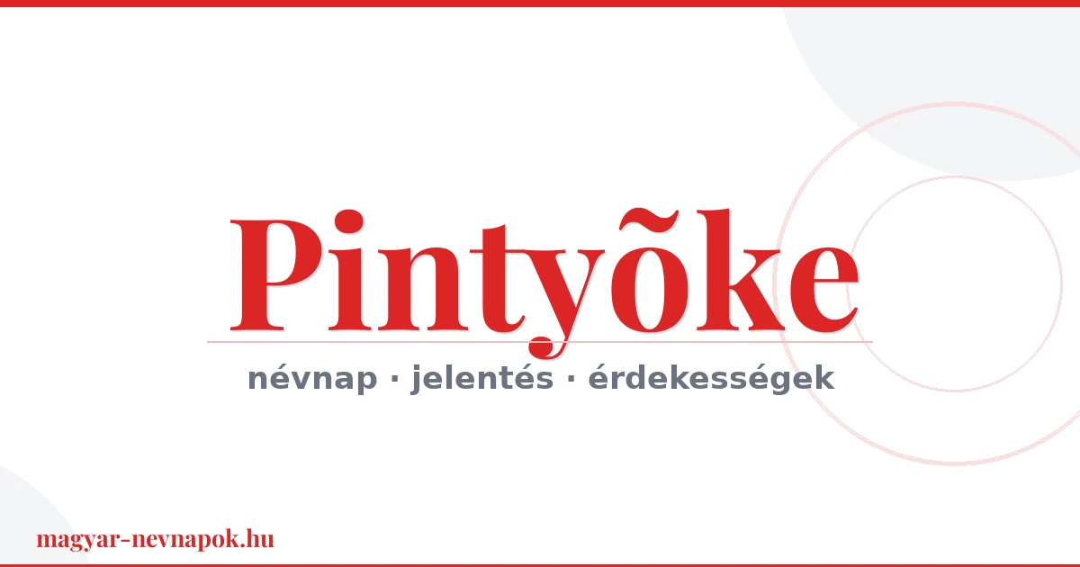 Pintyõke névnap – névnap kártya
